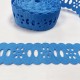 Ruban gros grain Bleu "dentelle"