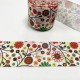 Ruban gros grain "Branches de fleurs"