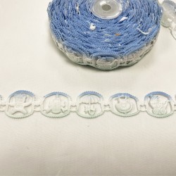 Ruban gros grain "Farandole de layette"