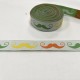 Ruban gros grain "Moustache"