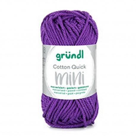 Coton Mercerisé MINI "Violet" 130 - GRUNDL