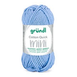 Coton Mercerisé MINI "Bleu ciel" 148 - GRUNDL