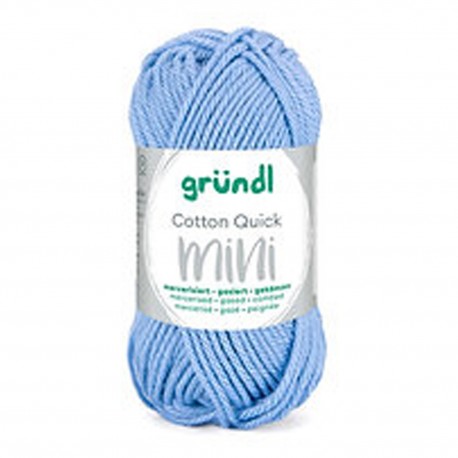 Coton Mercerisé MINI "Bleu ciel" 148 - GRUNDL
