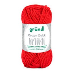 Coton Mercerisé MINI "Rouge ardent" 156 - GRUNDL