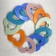 Anneau de dentition silicone - BALEINE BLEUE