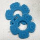 JOUET dentition - Fleur smiley Gris