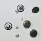 5 boutons JEANS "plat" 17mm JEANS
