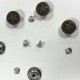 5 boutons JEANS "plat" 17mm ETOILE