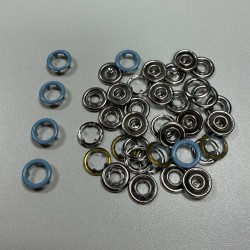GRIFFES évidées 11mm - BLEU CIEL