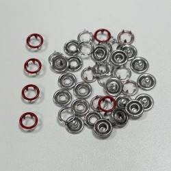 GRIFFES évidées 11mm - ROUGE