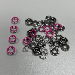 GRIFFES évidées 11mm - ROSE FLUO