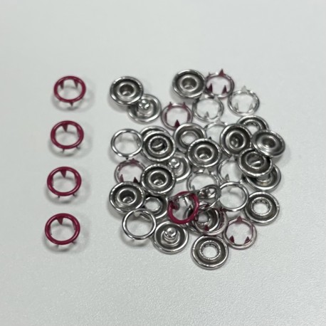 GRIFFES évidées 11mm - FRAMBOISE