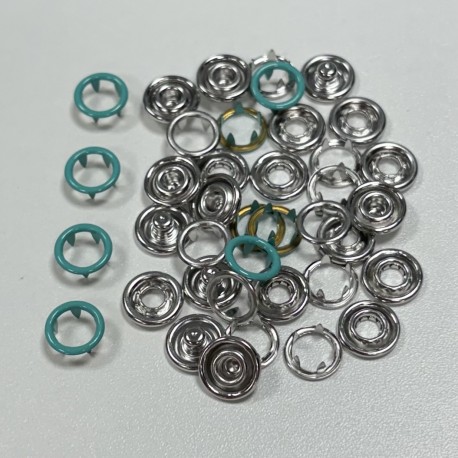 GRIFFES évidées 11mm - VERT MENTHE