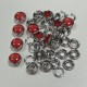 GRIFFES 11mm - NACRE rouge