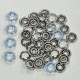 GRIFFES évidées 9,5mm - FLEUR bleu