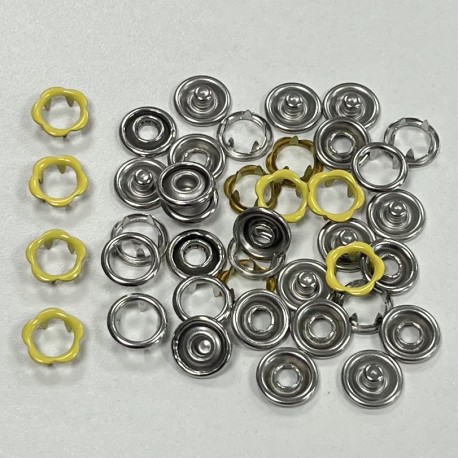 GRIFFES évidées 9,5mm - FLEUR BLEU