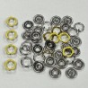 GRIFFES évidées 9,5mm - FLEUR JAUNE