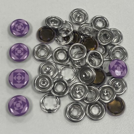 GRIFFES 11mm - Flocon rouge