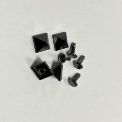 RIVETS 10mm GRIS ACIER x 10