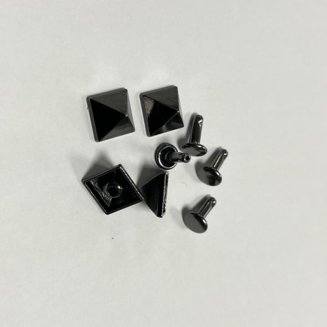 RIVETS 10mm GRIS ACIER x 10