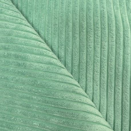 VELOURS à COTES BLEU AQUA