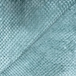 VELOURS Nid d'abeille GRIS Clair
