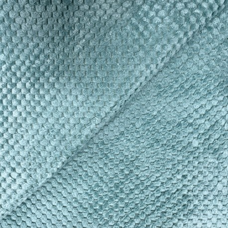 VELOURS Nid d'abeille GRIS Clair