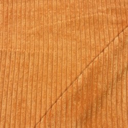 VELOURS à COTES ORANGE