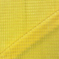 VELOURS gaufré à côtes JAUNE D'OR