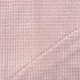 VELOURS gaufré à côtes ROSE POUDRE